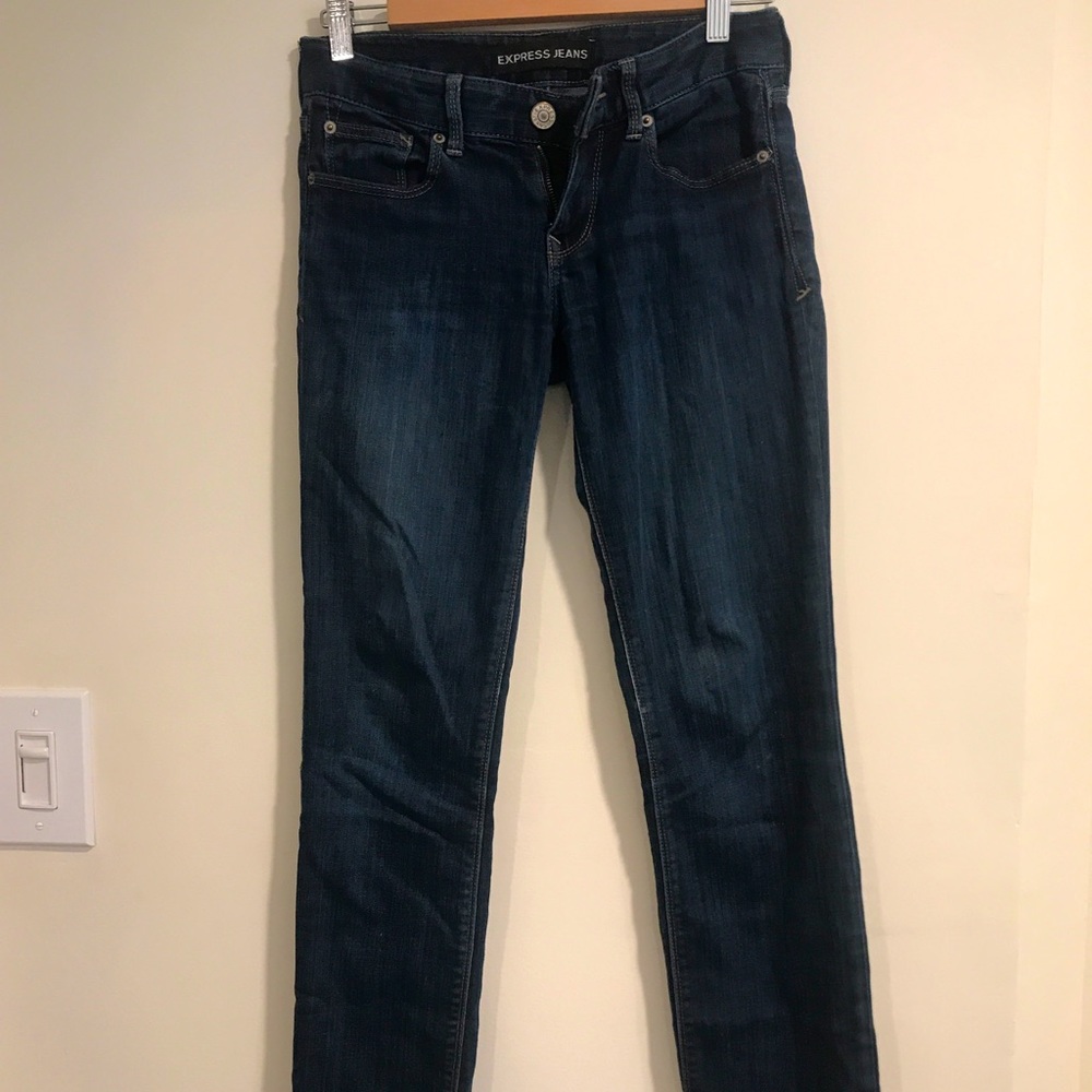 Express low rise jeans